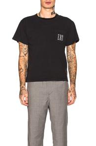 Enfants Riches Deprimes Erd Logo Pocket Tee In Black