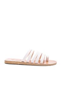 Ancient Greek Sandals Niki Sandals In White