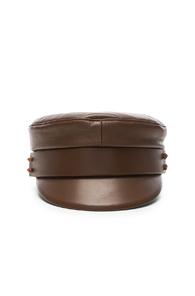 Ruslan Baginskiy Leather Cap In Brown