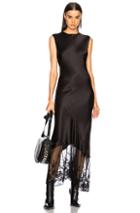 Ann Demeulemeester Sleeveless Midi Dress In Black