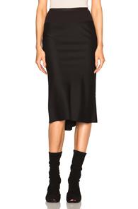 Rick Owens Vincente Knee Length Skirt In Black