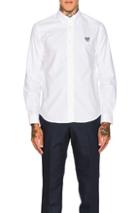Kenzo Embroidered Oxford In White
