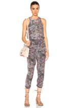 L'agence Cooper Jumpsuit In Abstract,purple