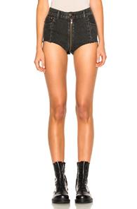 Vetements X Levis Denim Hot Pants In Blue