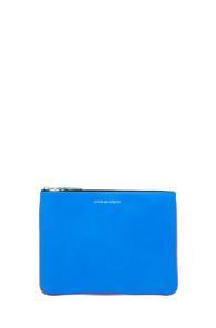 Comme Des Garcons Super Fluo Pouch In Blue,orange,neon