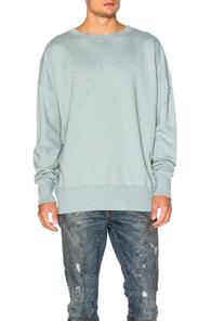 Faith Connexion Destroy Sweatshirt In Blue