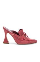 Sies Marjan Remi Nubuck Boat Mule In Pink