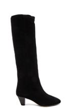 Isabel Marant Etoile Robby New Velvet Boots In Black
