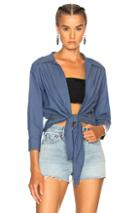 Adriana Degreas Delave Top In Blue
