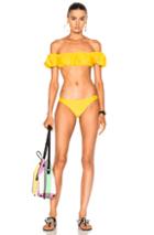 Adriana Degreas Off The Shoulder Bikini In Yellow