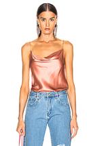 Marques ' Almeida Bias Slip Top In Pink