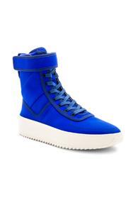 Fear Of God Neoprene Military Sneakers In Blue