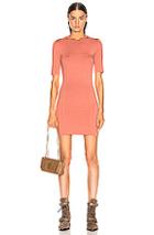 Enza Costa For Fwrd Seamed Mini Dress In Pink