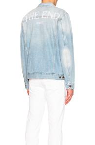 Off-white Scorpion Denim Jacket In Blue