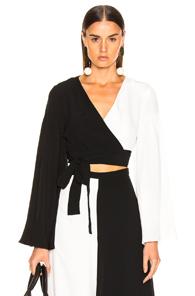 Staud Tramps Top In Black,white