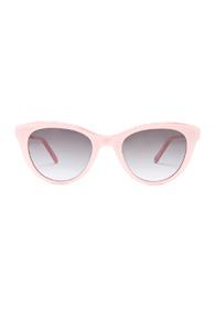 Garrett Leight X Clare Vivier Sunglasses In Pink