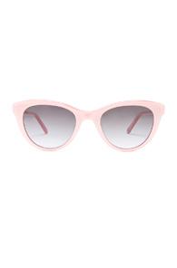 Garrett Leight X Clare Vivier Sunglasses In Pink