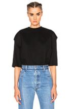 Vetements Football Shoulder Tee Shirt Gun Club In Black