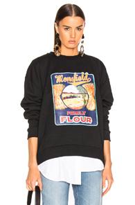 Monse Crewneck Sweatshirt In Black