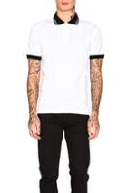 Versace Taping Polo In White