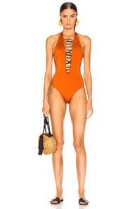 Sand & Blue Autie Swimsuit In Orange