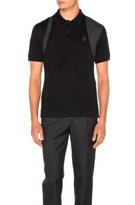 Alexander Mcqueen Harness Polo In Black
