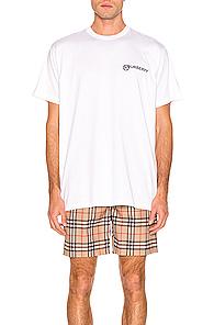 Burberry Registered Tee In White