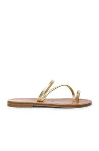 K Jacques Actium Sandal In Metallic