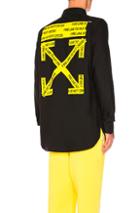 Off-white Firetape Shirt In Black