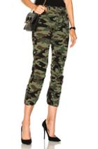 Nili Lotan For Fwrd Lace Front Cropped French Military Pants In Green,abstract