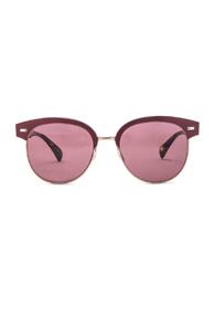 Oliver Peoples Shaelie Sunglasses In Red,metallics