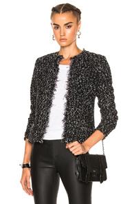 Iro Cof Jacket In Black,gray
