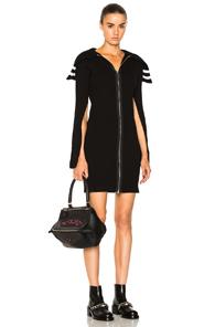 Givenchy Ribbed Zip Cardigan In Black