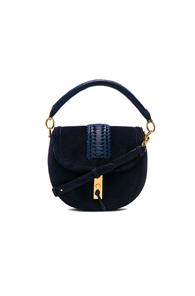 Altuzarra Ghianda Top Handle Saddle Bag In Blue