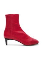 Isabel Marant Daevel Sock Boots In Red