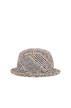 Ruslan Baginskiy Wool Plaid Bucket Hat In Black,plaid
