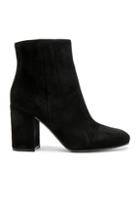 Gianvito Rossi Suede Rolling Booties In Black