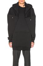 Y Project Paneled Hoodie In Black