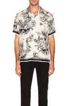 Givenchy Printed Shirt In Animal Print,floral,white
