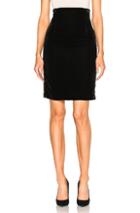 Theperfext Amsterdam Velvet Skirt In Black
