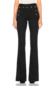 Veronica Beard Tide Line Wide Leg In Black
