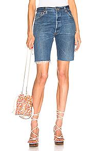 Re/done Long Short In Denim Medium
