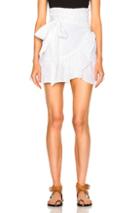 Isabel Marant Etoile Dempster Chic Linen Skirt In White