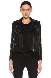 Iro Ebeyna Leather Jacket In Black