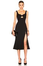 Prabal Gurung Sweetheart Neck Dress In Black