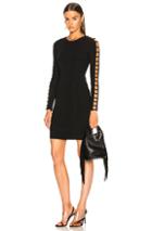 T By Alexander Wang Raglan Dress In Black