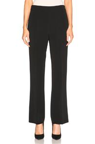 Giambattista Valli Cropped Flare Cady Trousers In Black