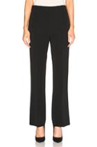 Giambattista Valli Cropped Flare Cady Trousers In Black