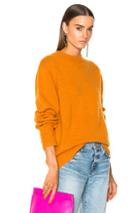 Acne Studios Peele Pullover Sweater In Orange