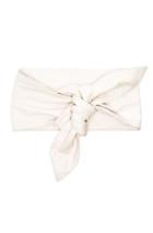 Rodarte Lambskin Tie Waist Belt In White